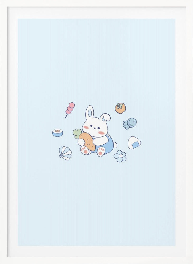 Lazy Rabbit - Poster / Art Print