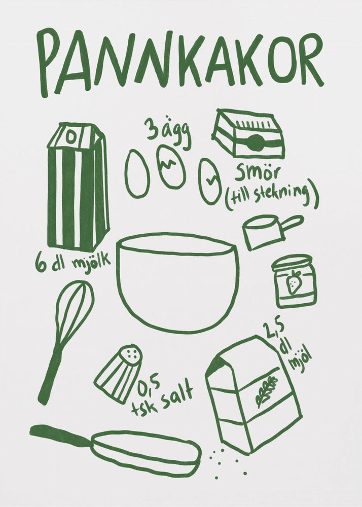 Pannkakor - Poster / Art Print