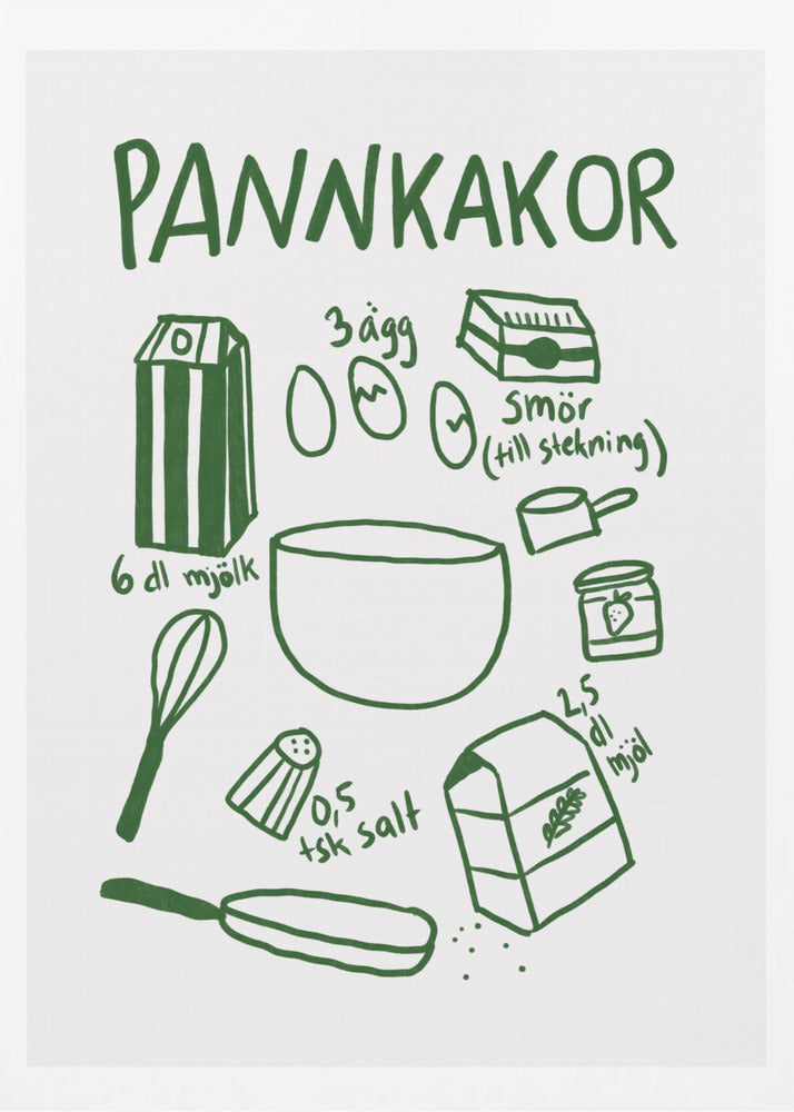 Pannkakor - Poster / Art Print