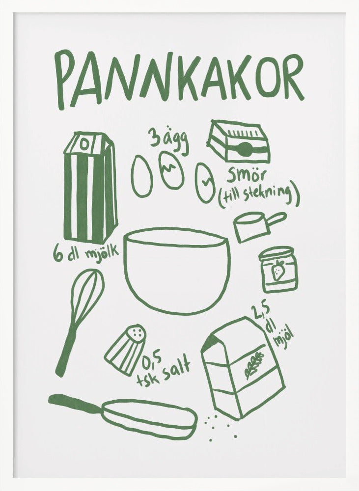 Pannkakor - Poster / Art Print