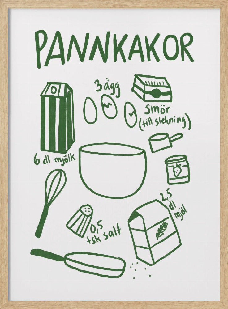 Pannkakor - Poster / Art Print