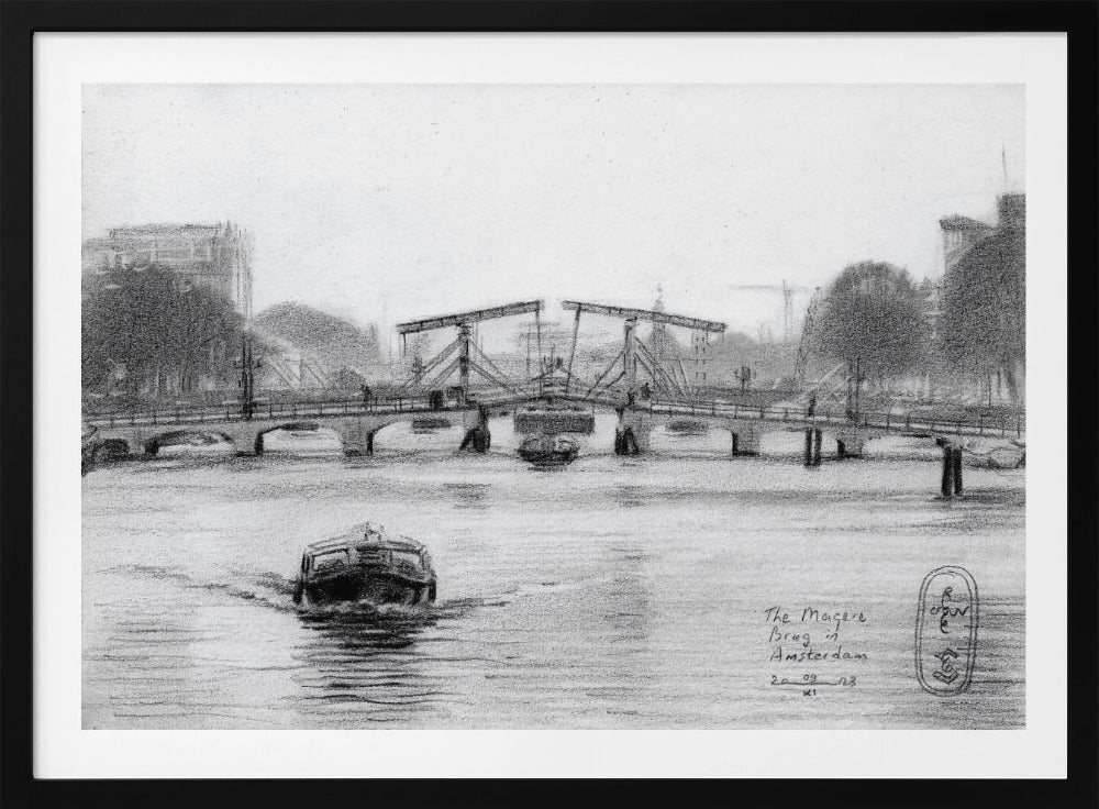 The Magere Brug In Amsterdam - 09-11-23 - Poster / Art Print