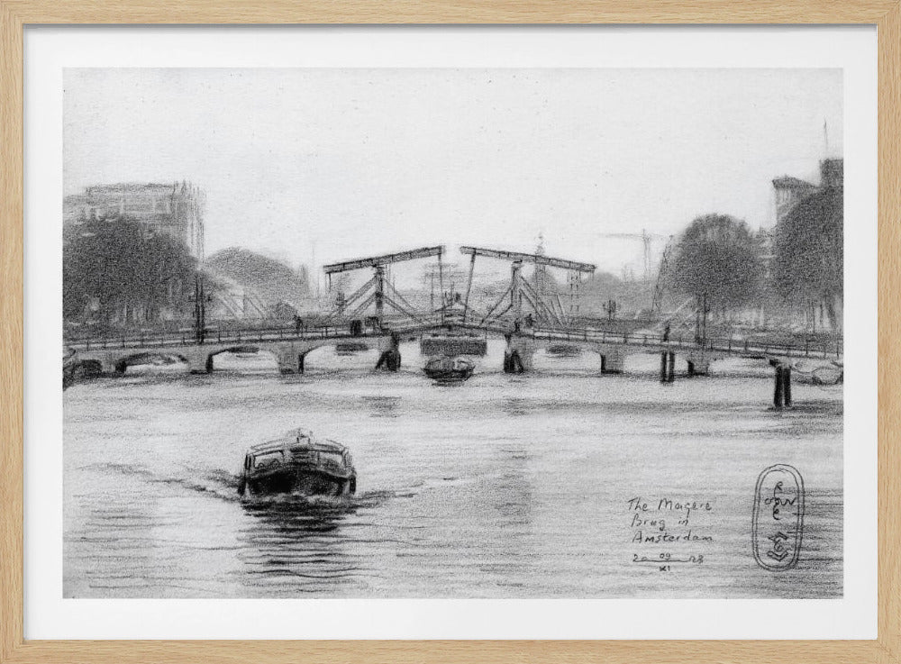 The Magere Brug In Amsterdam - 09-11-23 - Poster / Art Print