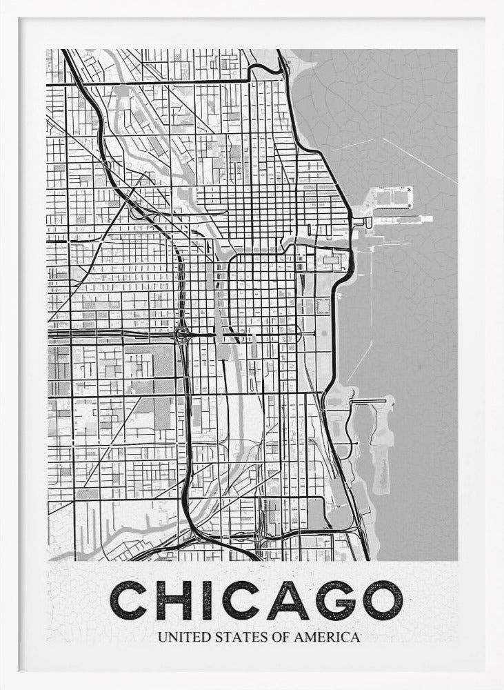 Chicago White - Poster / Art Print