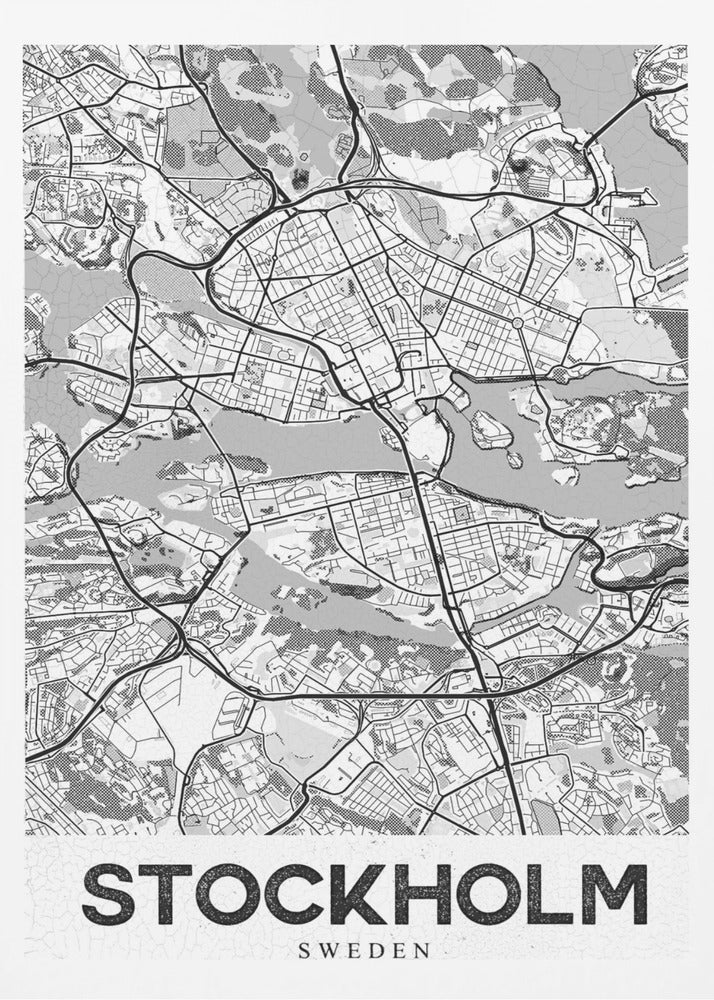 Stockholm White - Poster / Art Print