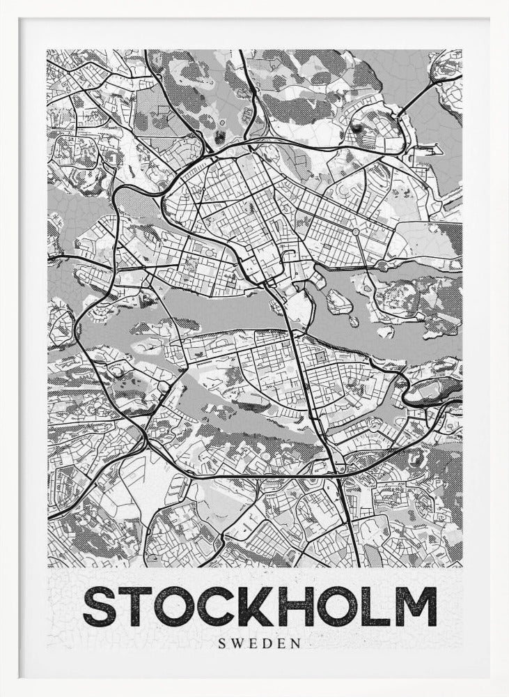 Stockholm White - Poster / Art Print