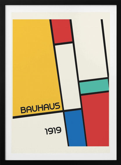 Bauhaus Geometric Design Retro - Poster / Art Print