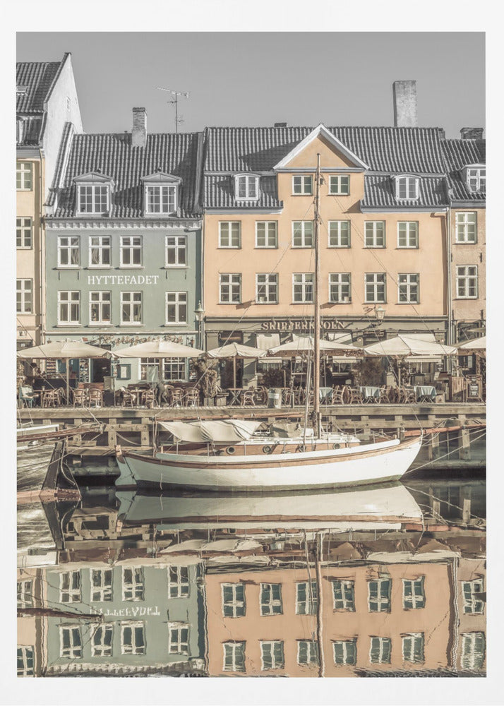 COPENHAGEN VINTAGE Quiet Nyhavn - Poster / Art Print