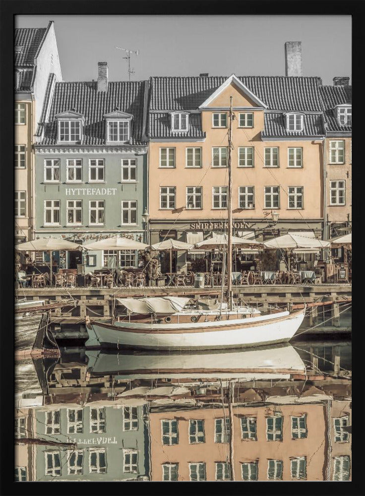 COPENHAGEN VINTAGE Quiet Nyhavn - Poster / Art Print