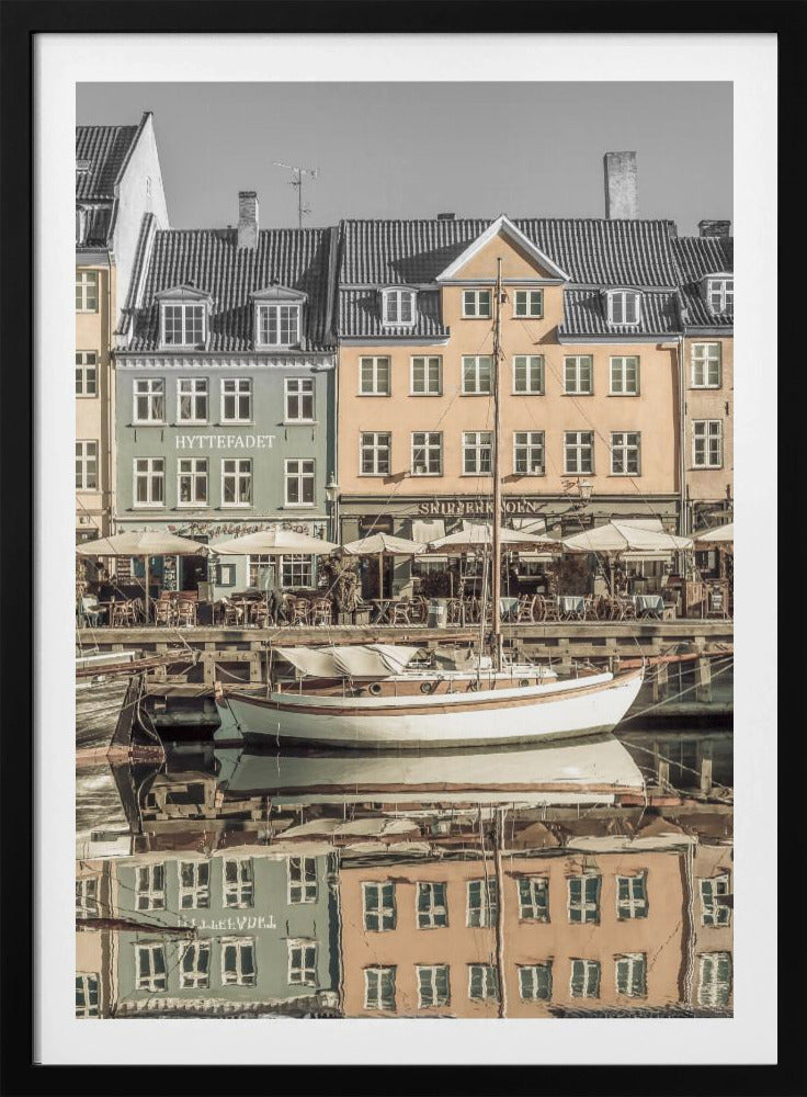 COPENHAGEN VINTAGE Quiet Nyhavn - Poster / Art Print