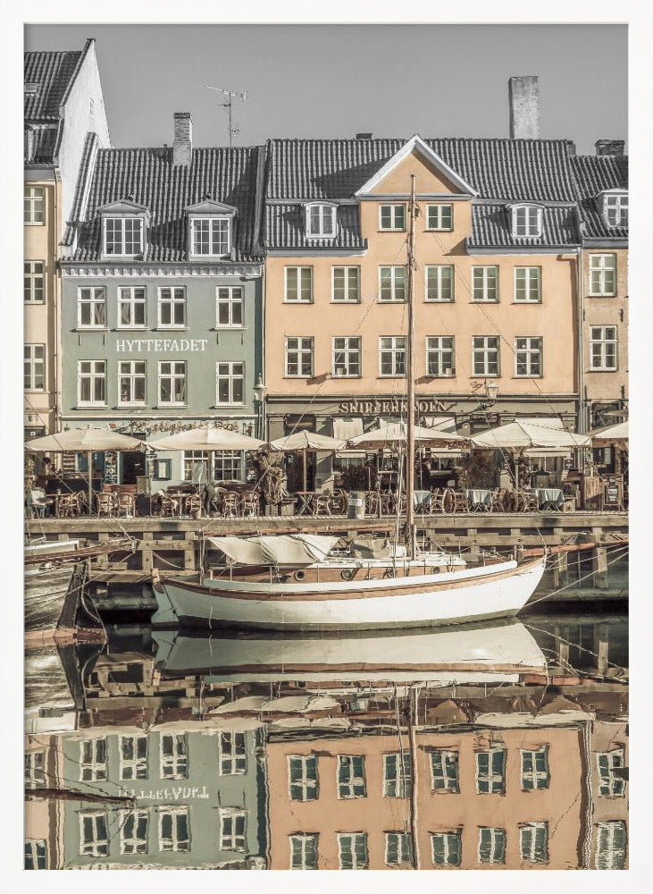 COPENHAGEN VINTAGE Quiet Nyhavn - Poster / Art Print