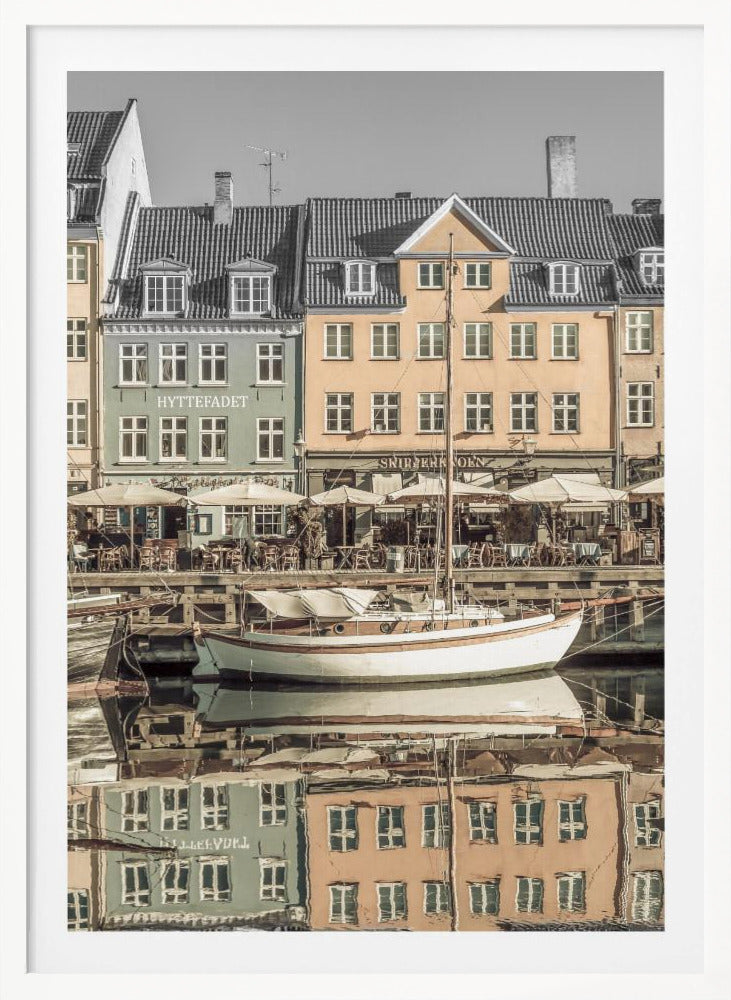 COPENHAGEN VINTAGE Quiet Nyhavn - Poster / Art Print