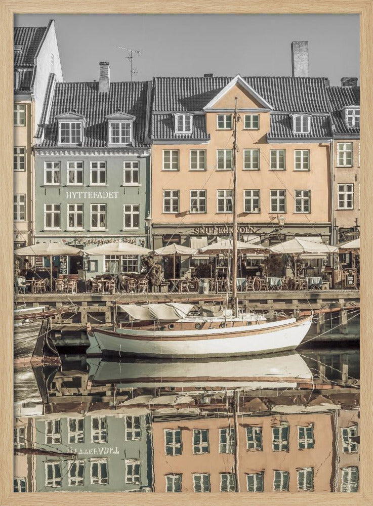 COPENHAGEN VINTAGE Quiet Nyhavn - Poster / Art Print