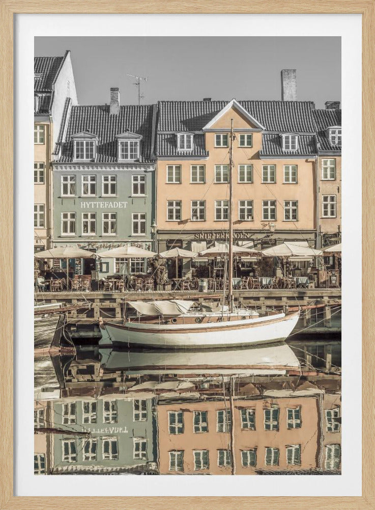 COPENHAGEN VINTAGE Quiet Nyhavn - Poster / Art Print