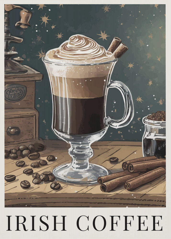 Irish Coffee - Poster / Art Print