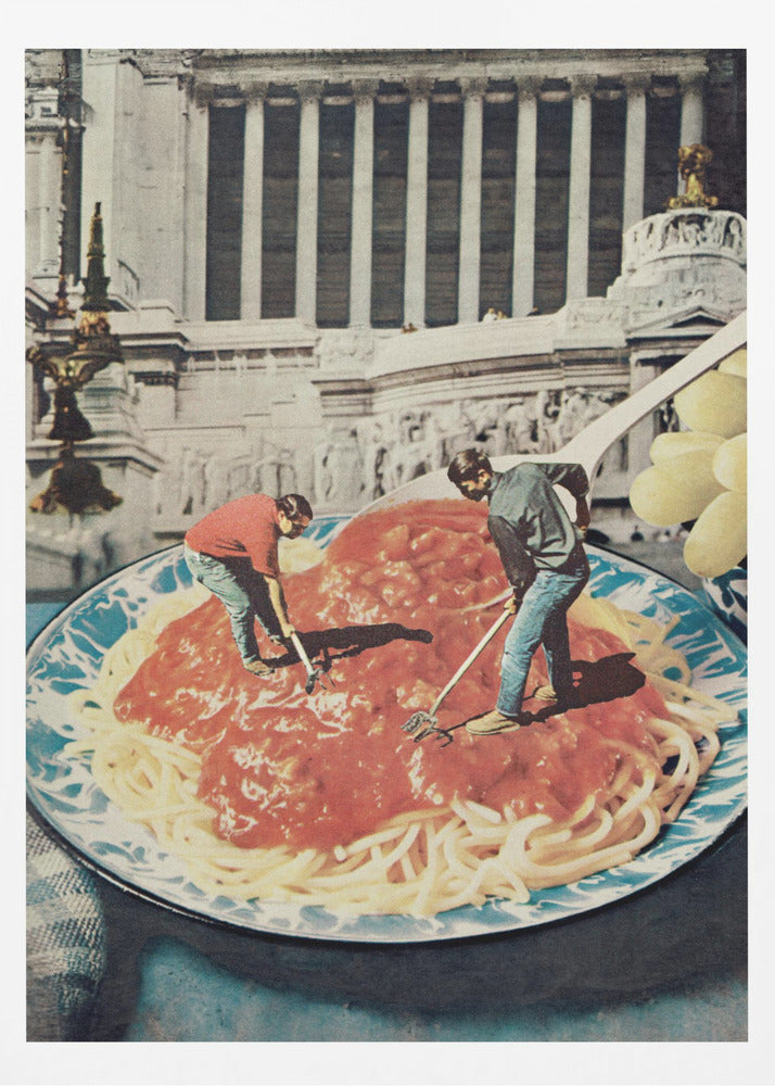 Diggin Spaghetti - Poster / Art Print