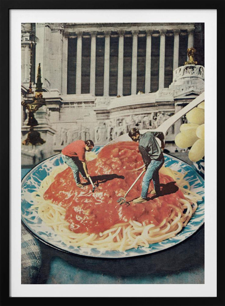 Diggin Spaghetti - Poster / Art Print