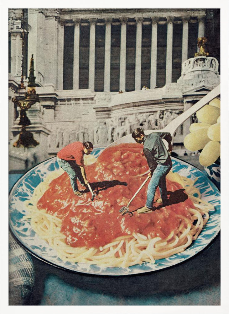 Diggin Spaghetti - Poster / Art Print