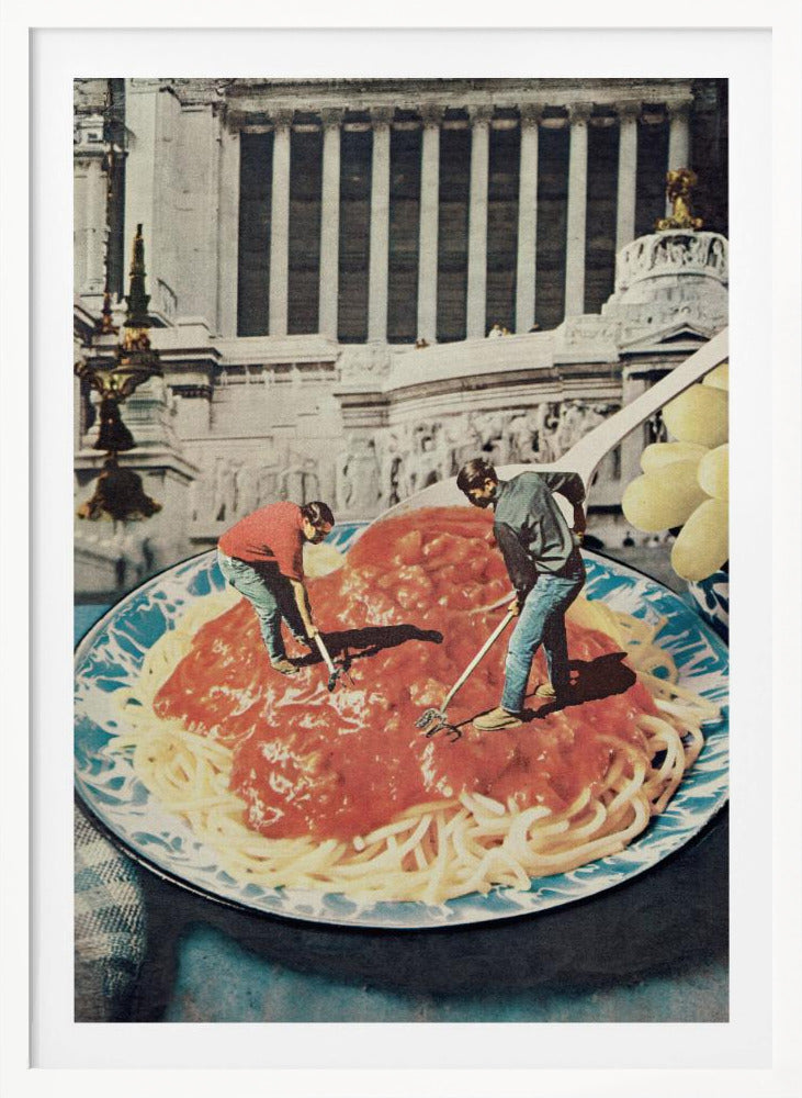 Diggin Spaghetti - Poster / Art Print