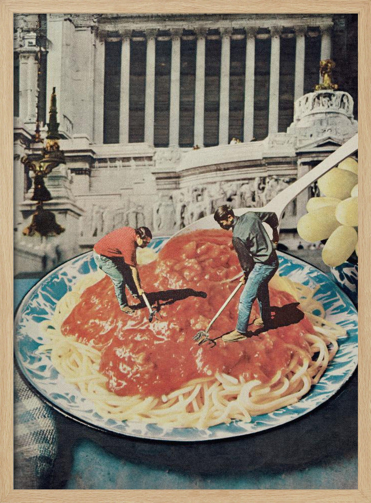 Diggin Spaghetti - Poster / Art Print