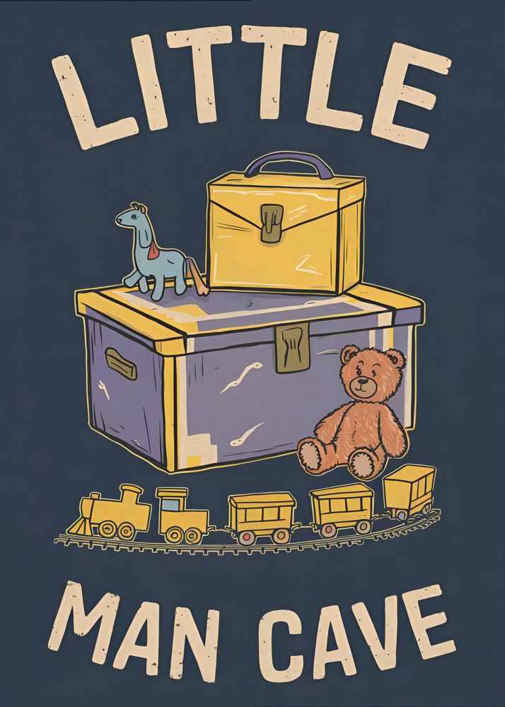 Little Man Cave - Poster / Art Print