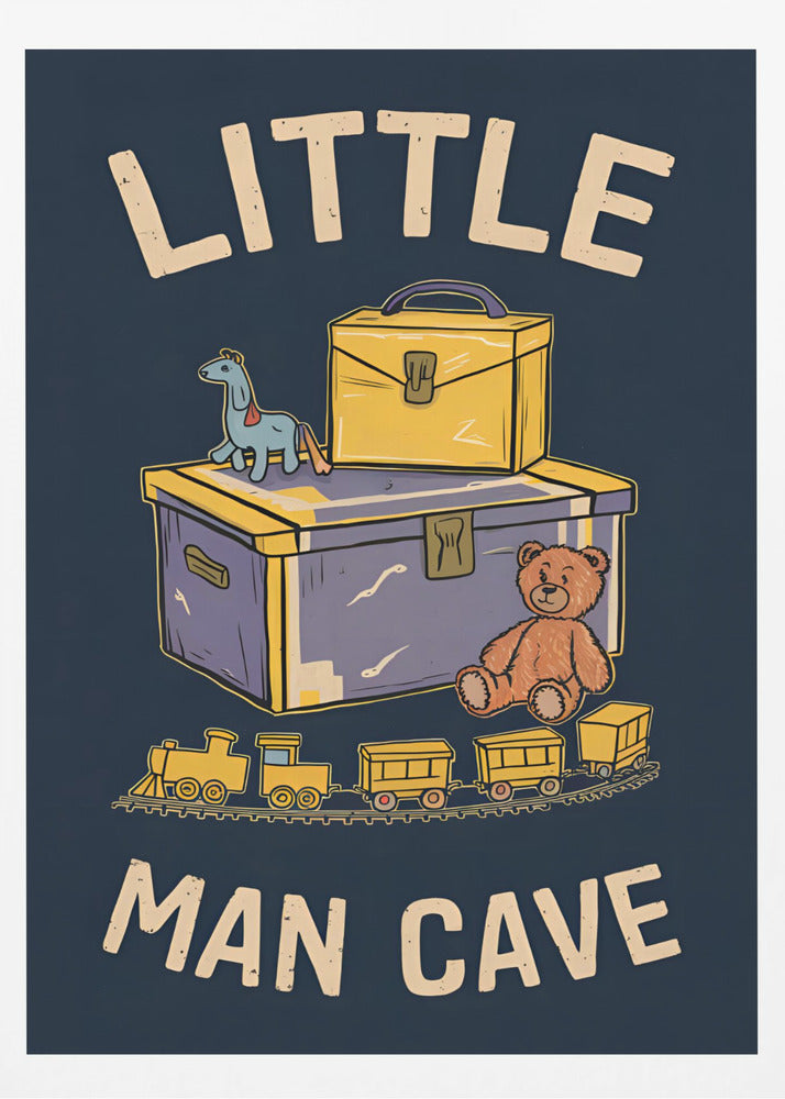 Little Man Cave - Poster / Art Print