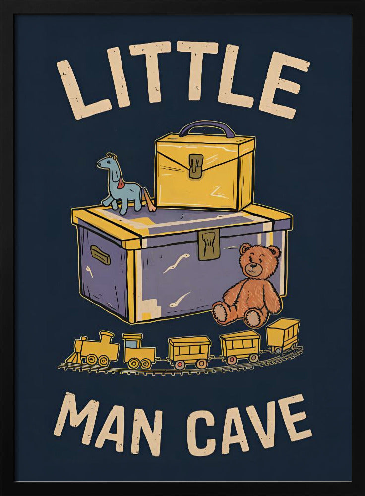 Little Man Cave - Poster / Art Print