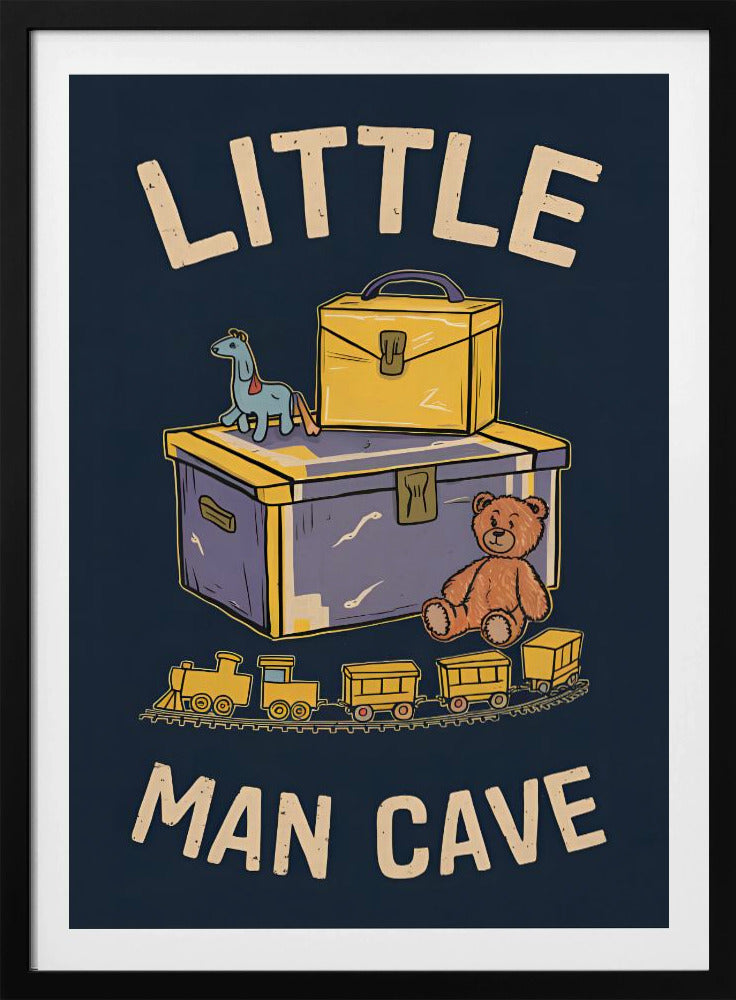 Little Man Cave - Poster / Art Print