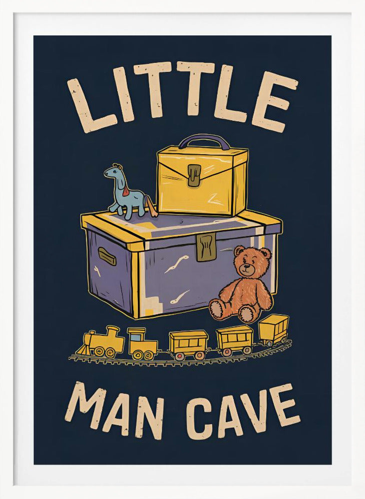 Little Man Cave - Poster / Art Print