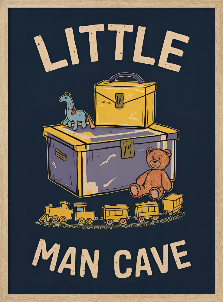 Little Man Cave - Poster / Art Print