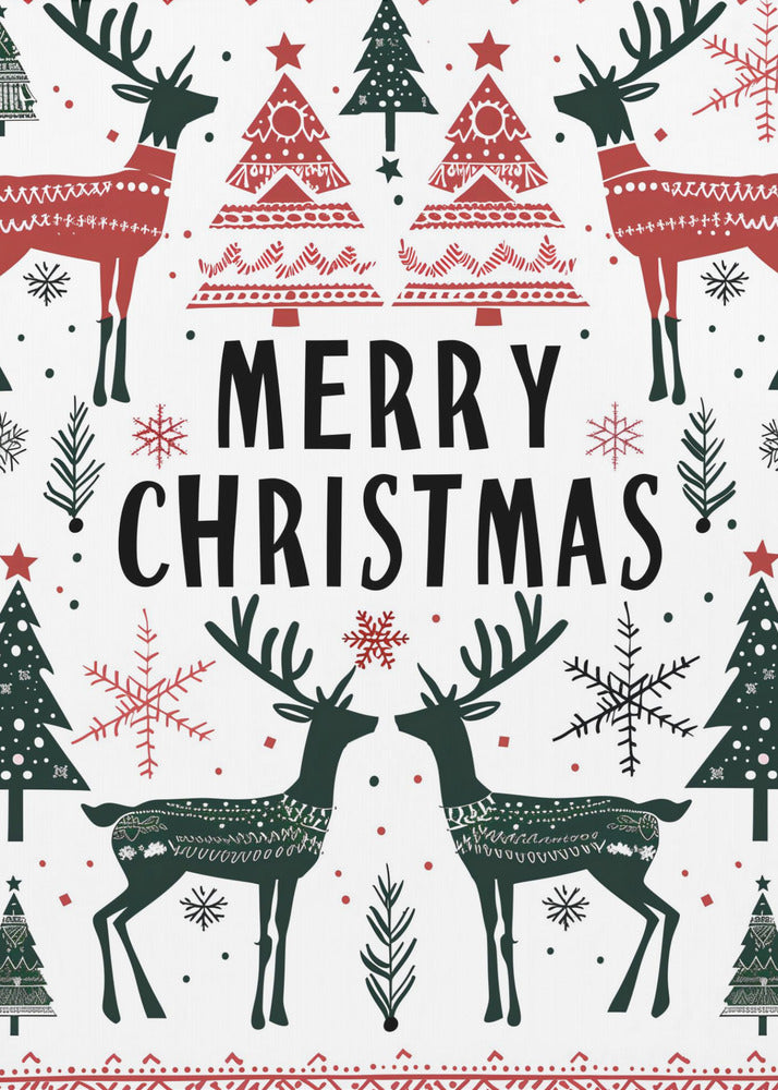 Merry Christmas No 2 - Poster / Art Print