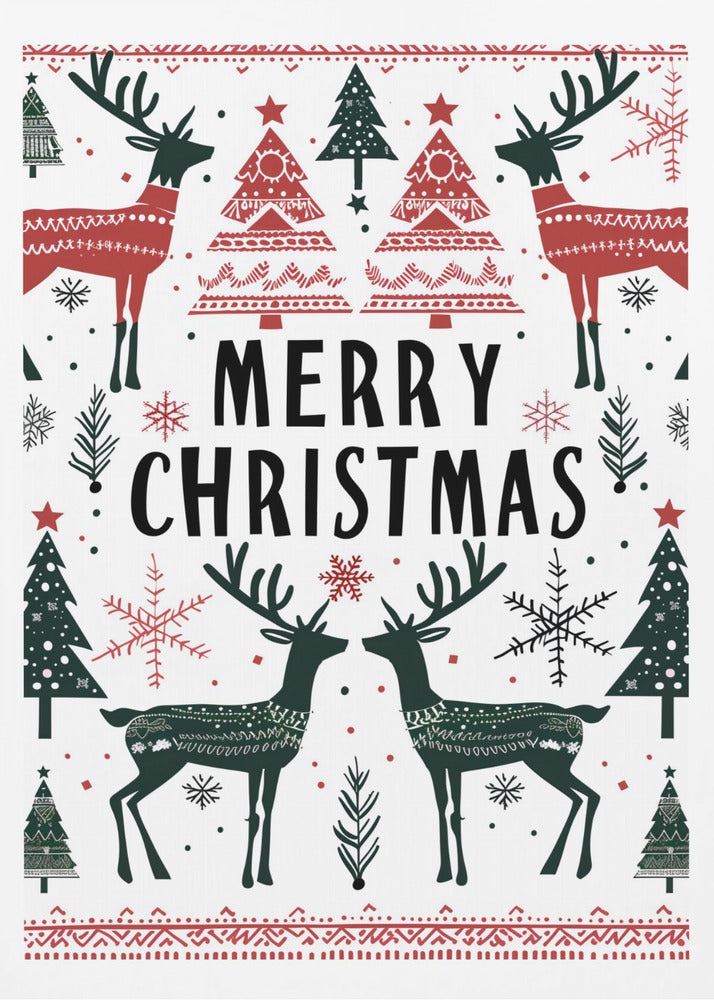 Merry Christmas No 2 - Poster / Art Print