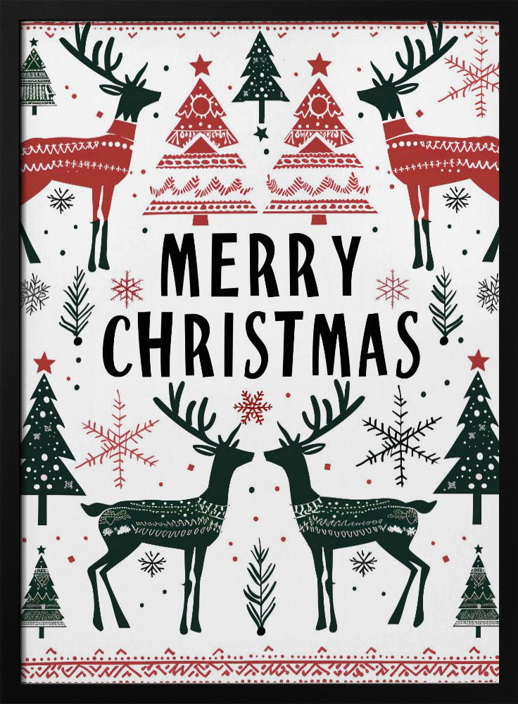 Merry Christmas No 2 - Poster / Art Print