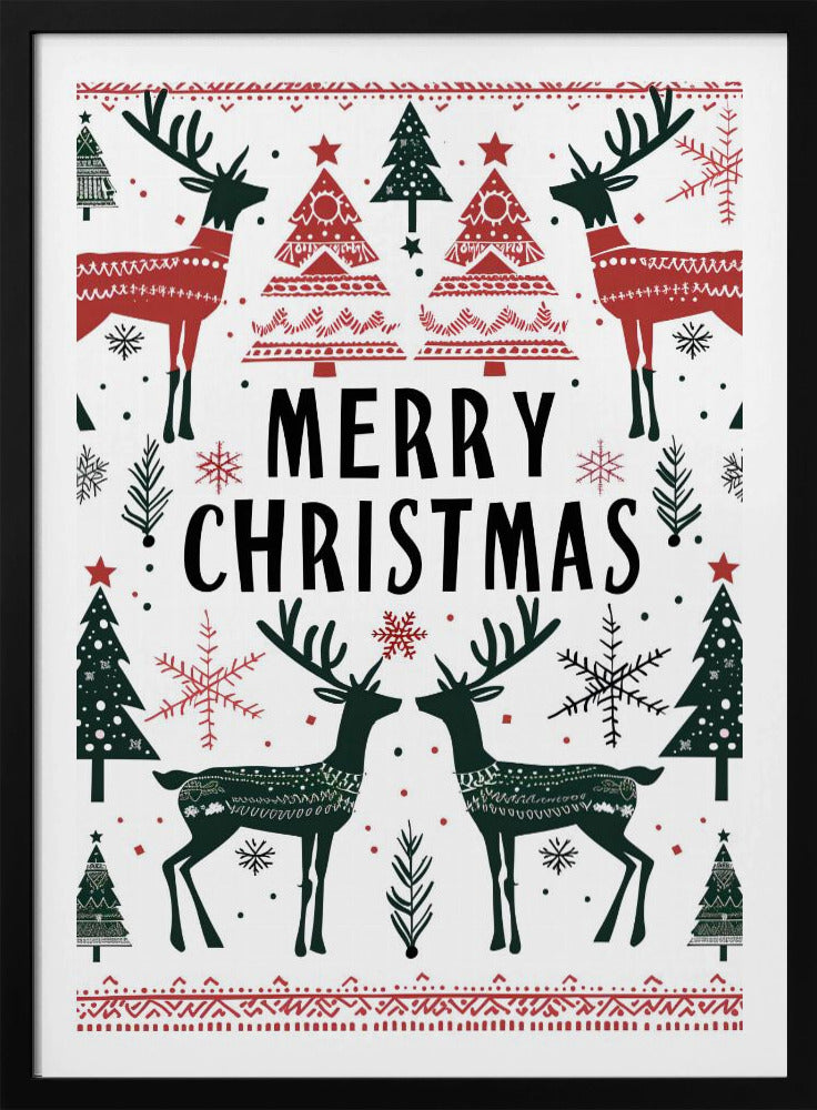 Merry Christmas No 2 - Poster / Art Print