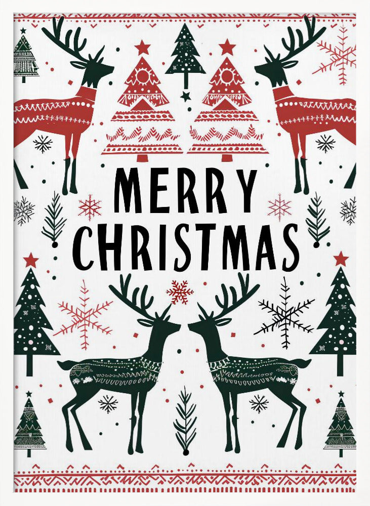 Merry Christmas No 2 - Poster / Art Print