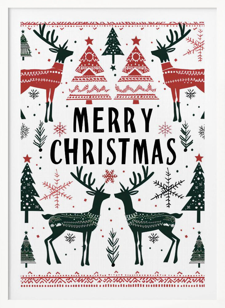 Merry Christmas No 2 - Poster / Art Print