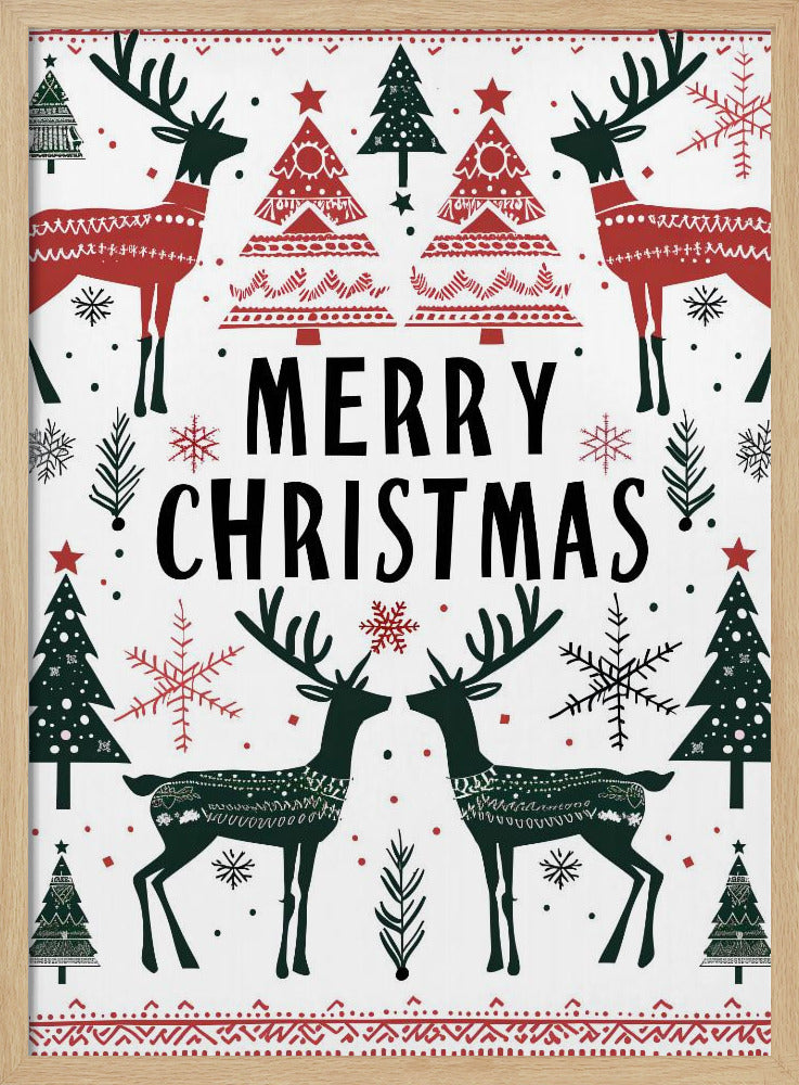 Merry Christmas No 2 - Poster / Art Print