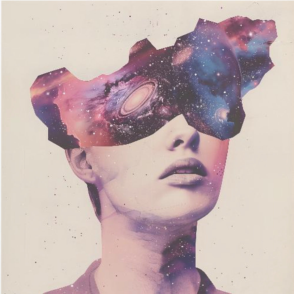 Galaxy Head - Poster / Art Print