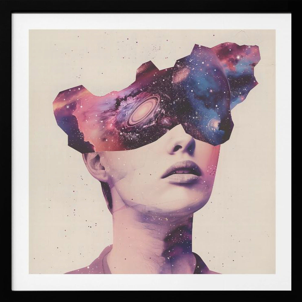 Galaxy Head - Poster / Art Print