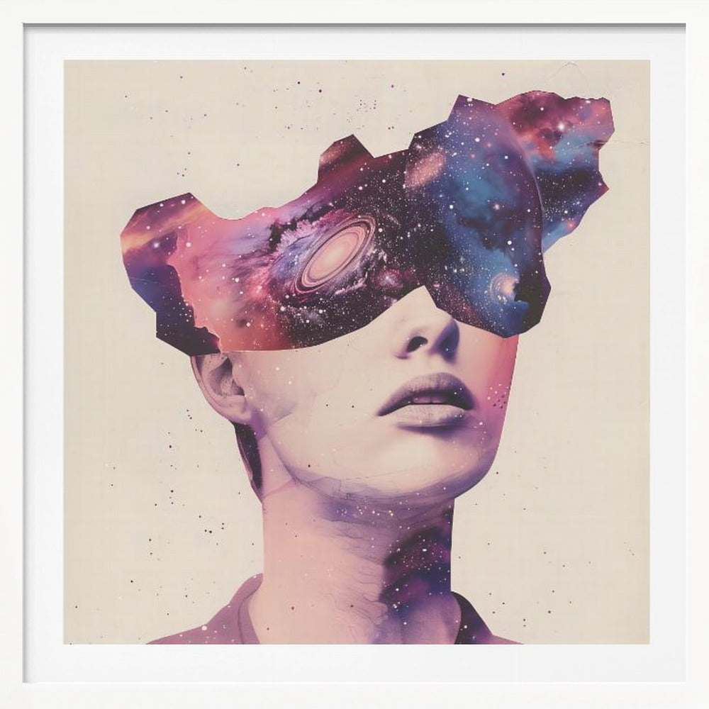 Galaxy Head - Poster / Art Print