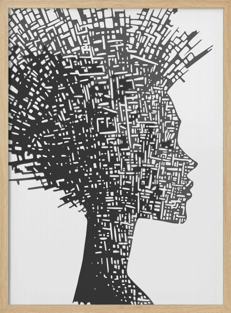 Face In Profile - Poster / Art Print