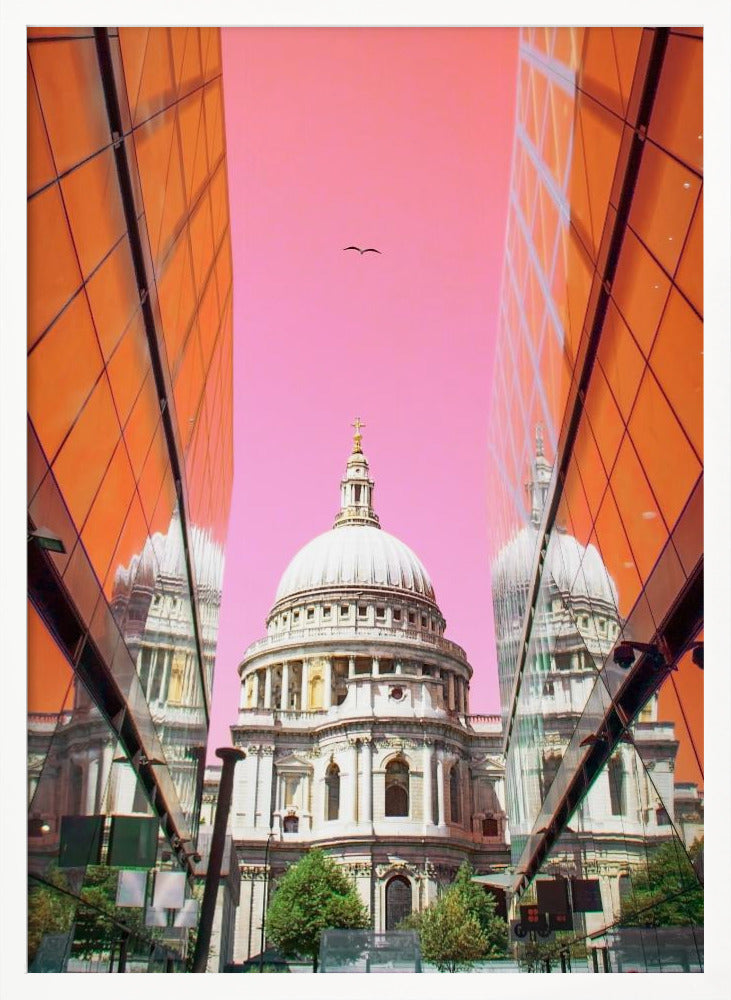 St Pauls View - Poster / Art Print