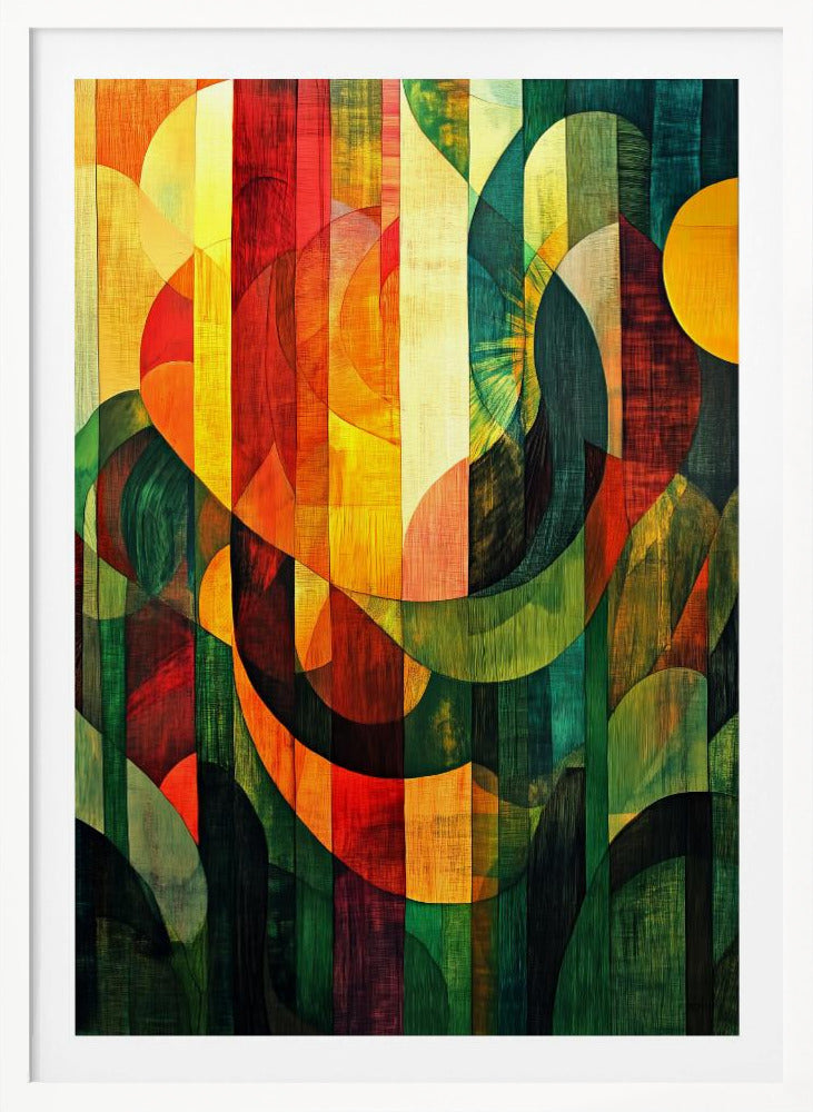 Deep Forest Sunlight - Poster / Art Print