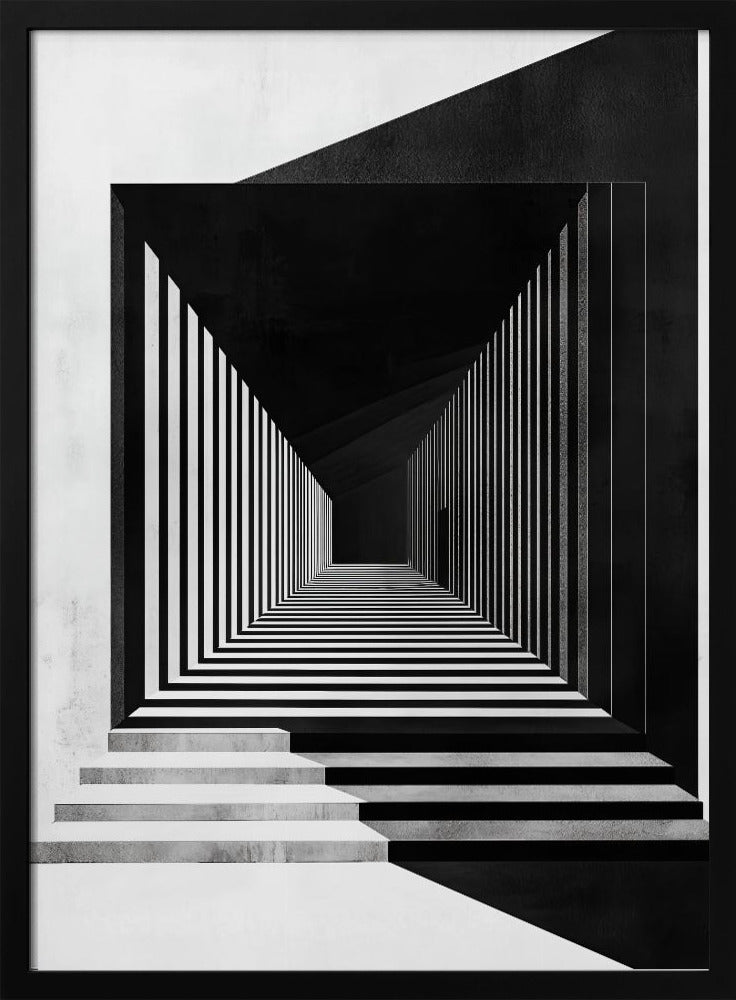 Abstract Hallway - Poster / Art Print