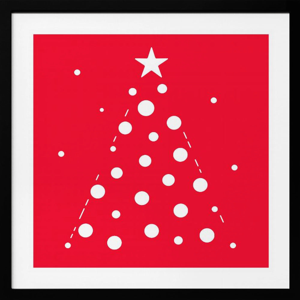 Bows and Baubles: Xmas Tree Holiday Collection - Poster / Art Print