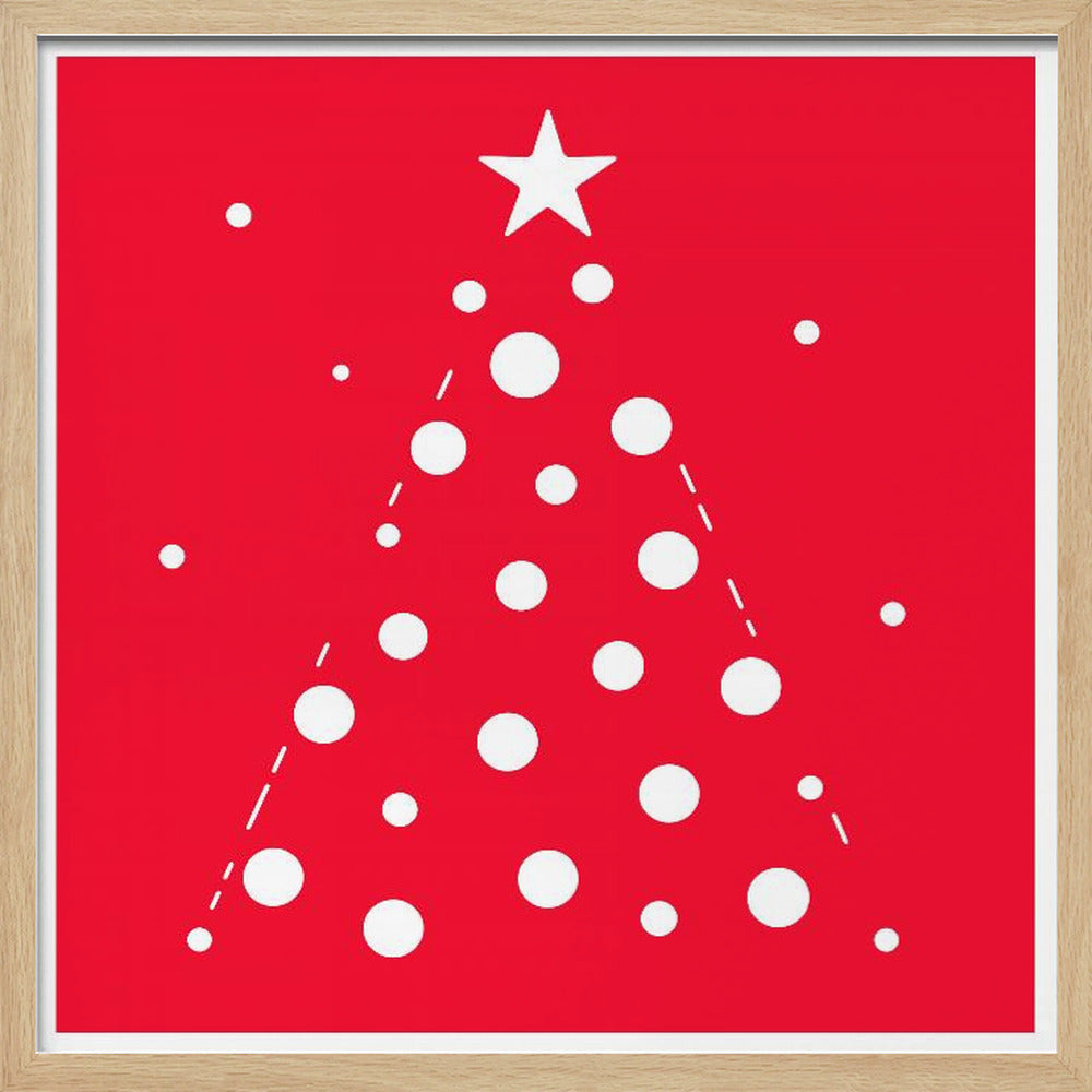 Bows and Baubles: Xmas Tree Holiday Collection - Poster / Art Print