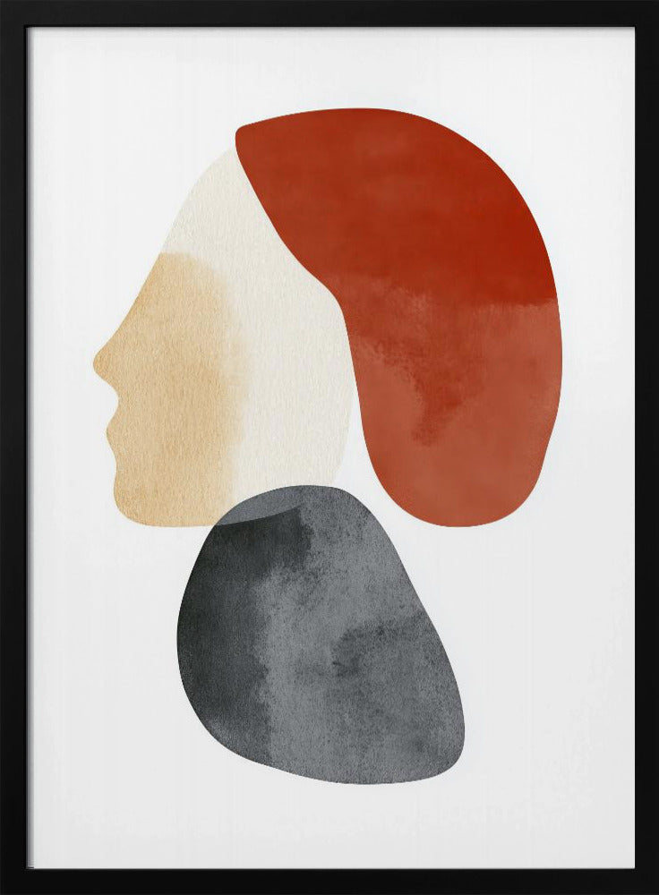 Abstract Minimalist Shapes No 1 - Poster / Art Print