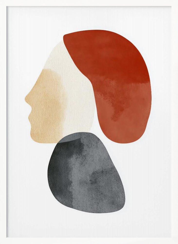 Abstract Minimalist Shapes No 1 - Poster / Art Print