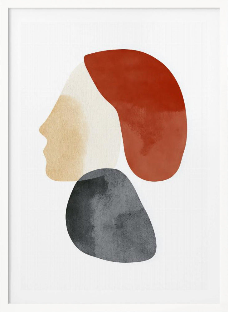 Abstract Minimalist Shapes No 1 - Poster / Art Print