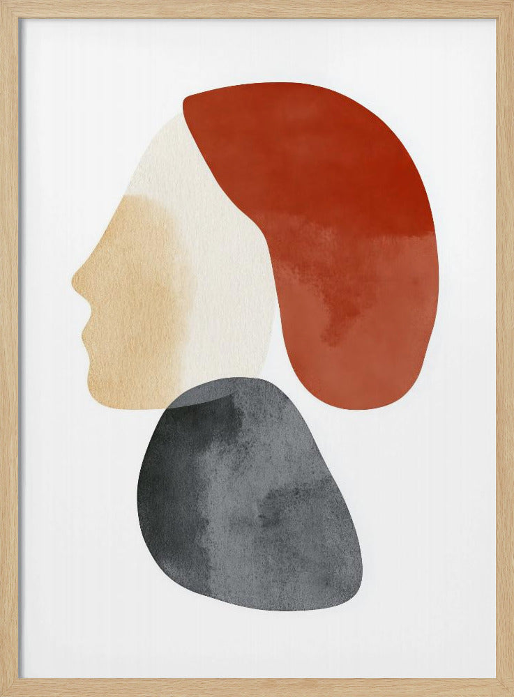 Abstract Minimalist Shapes No 1 - Poster / Art Print